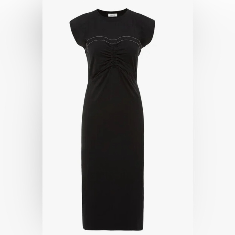 Black Sandro midi dress